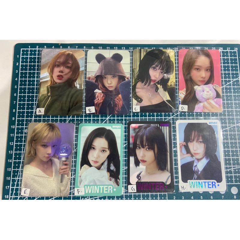 [READY STOCK] PHOTOCARD WINTER AESPA POB ERA DRAMA MUKOR KPOPMERCH, TRADING CARD