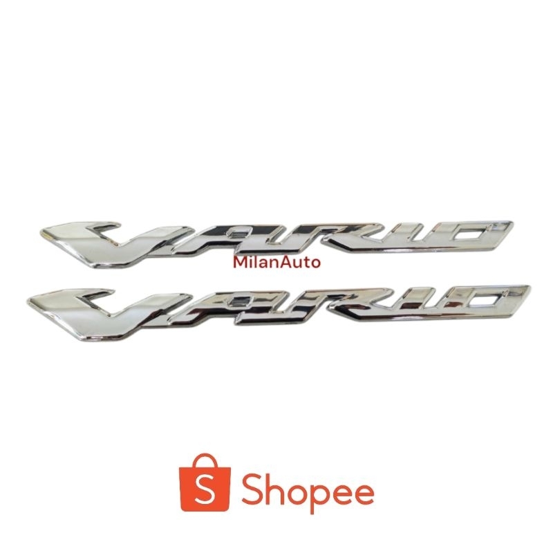 Emblem Honda Vario 125 150 / Logo Vario Chrome