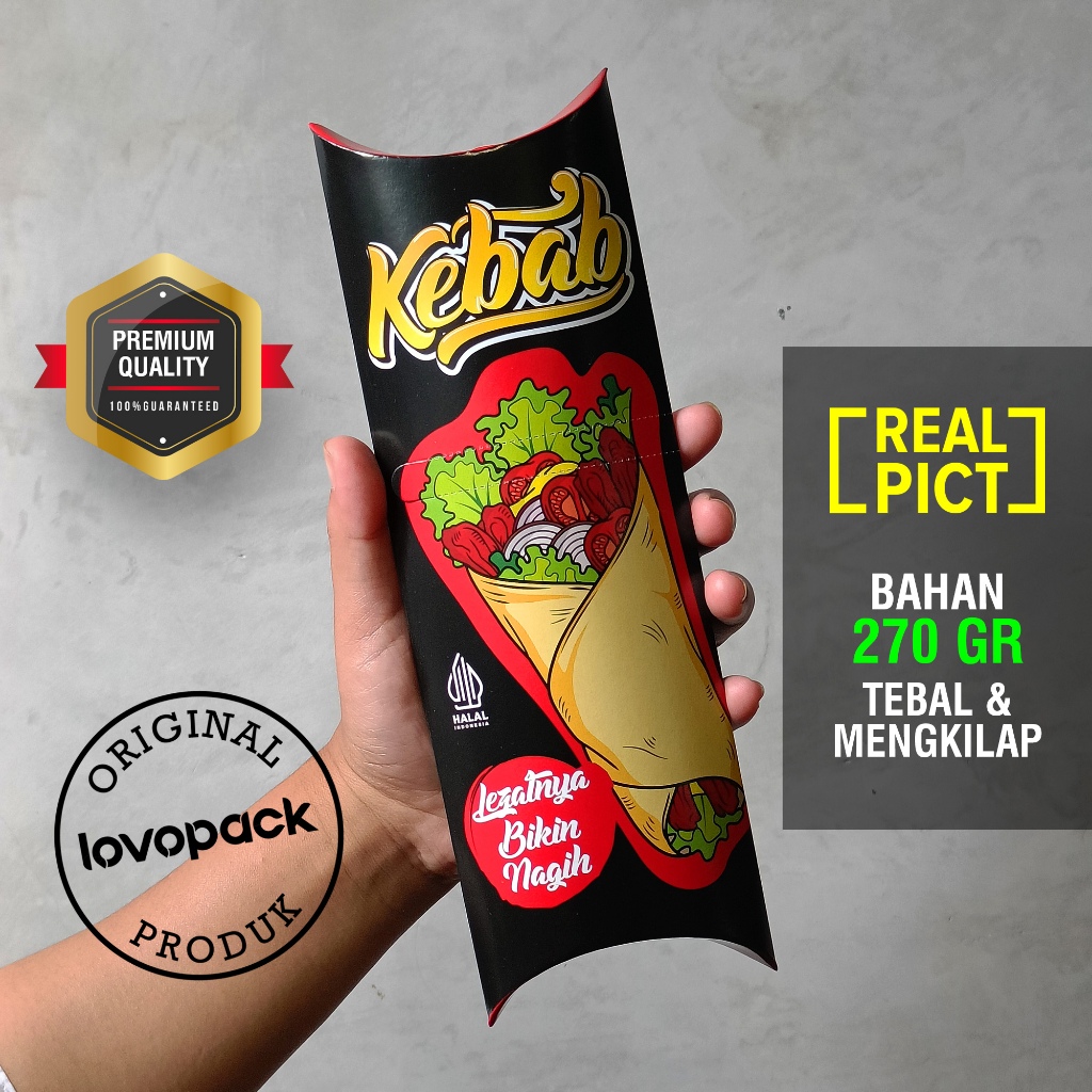 

Bungkus Kebab Hitam 50 Pcs Bahan Tebal & Mengkilap