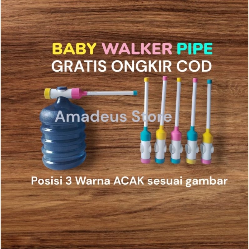 baby push walker alat bantu jalan bayi pipa paralon pvc galon