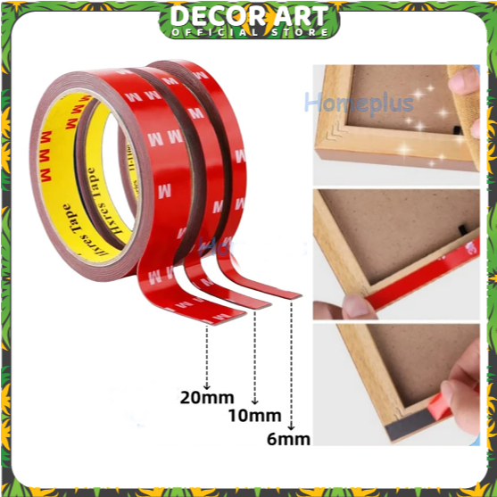 

Double Tape Merah Daya Rekat Kuat Serbaguna Siap Pasang Tanpa Bekas (AKS)