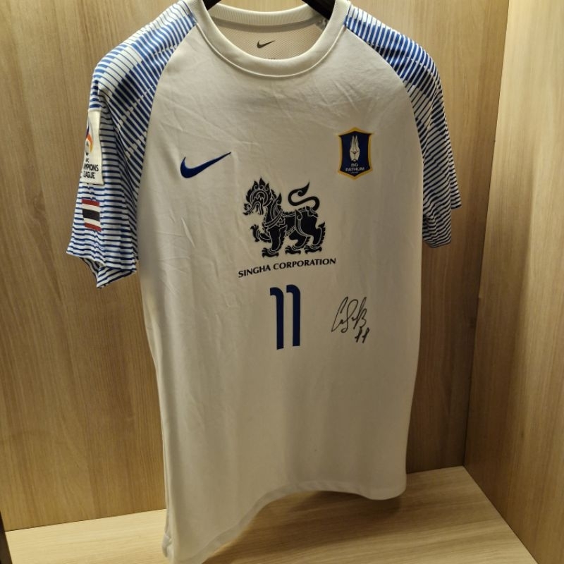 Jersey Matchworn BG Pathum United Away ACL 2023 Original Match Worn