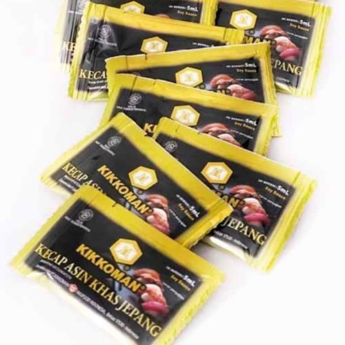 

KIKKOMAN SOY SAUCE SACHET SHOYU KECAP ASIN JEPANG HALAL 5 ML KECAP SASHIMI / KIKKOMAN SHOYU SACHET @5 ML 1Pcs