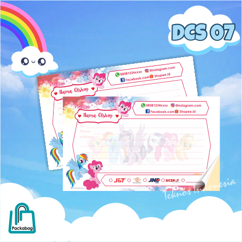 STICKER LABEL PENGIRIMAN OLSHOP - LABEL OLSHOP CUSTOM MURAH