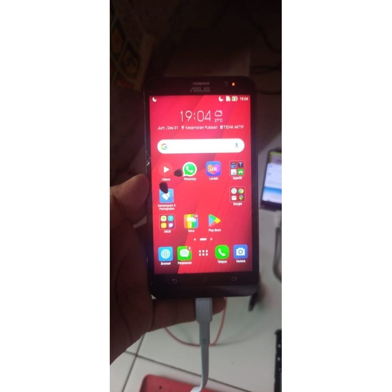 mesin only Asus Z00AD normal minus tombol on copot