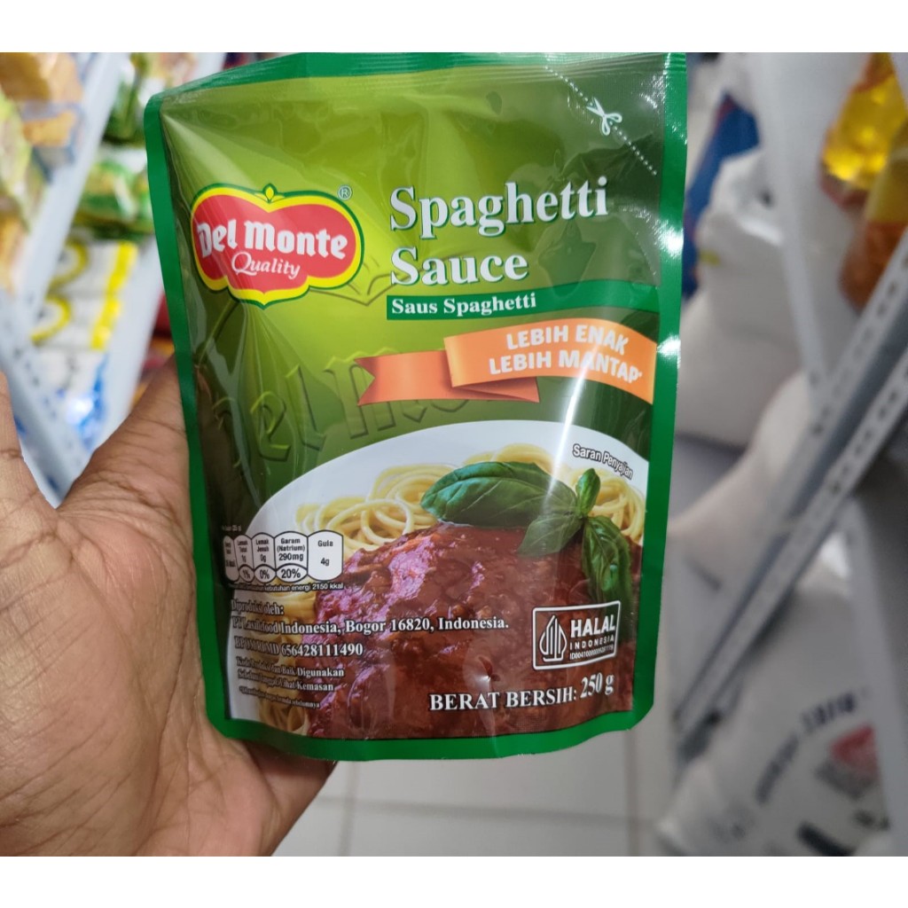 

Saus spaghetti Delmonte 250 Gram - Bbq Sauce BPOM RI ✅