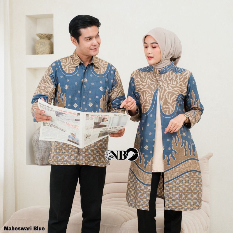 Batik Couple Original Pekalongan Premium Katun Batik Rhizqy Jumbo Seragam Sarimbit Motif Terbaru 202