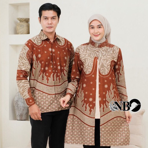 Batik Couple Original Pekalongan Premium Katun Batik Rhizqy Jumbo Seragam Sarimbit Motif Terbaru 202