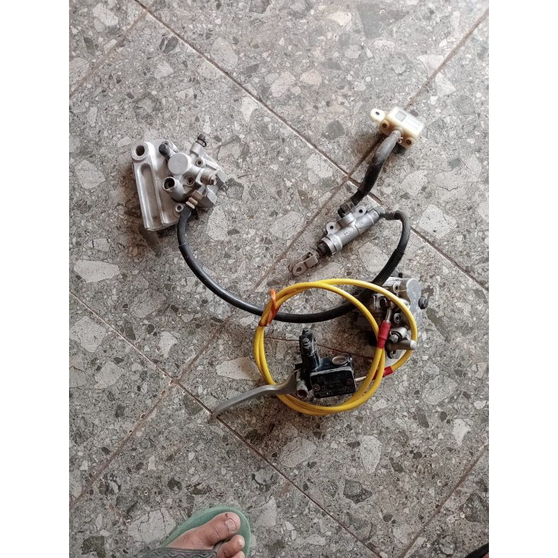 rem set depan belakang klx