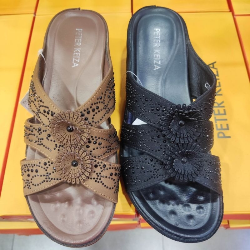 sandal wedges peter keiza sangat ringan dan empuk