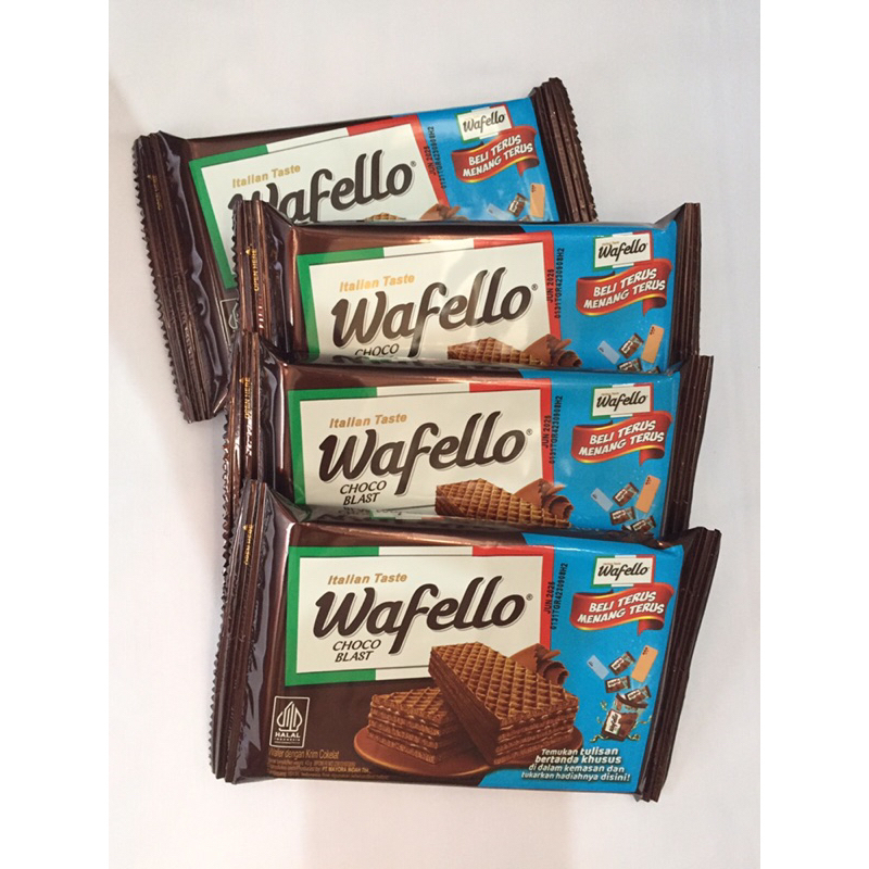 

[ TERMURAH ] Wafello Cokelat Wafer 43gr x 10 pcs