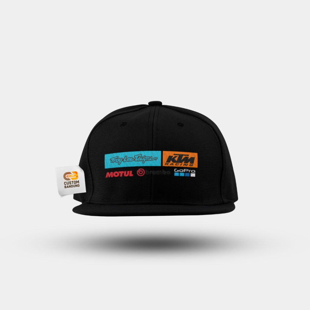 Topi Snapback KTM Pria Wanita Topi Cap Bisa Tulis Nama Bisa COD Original High Premium Quality