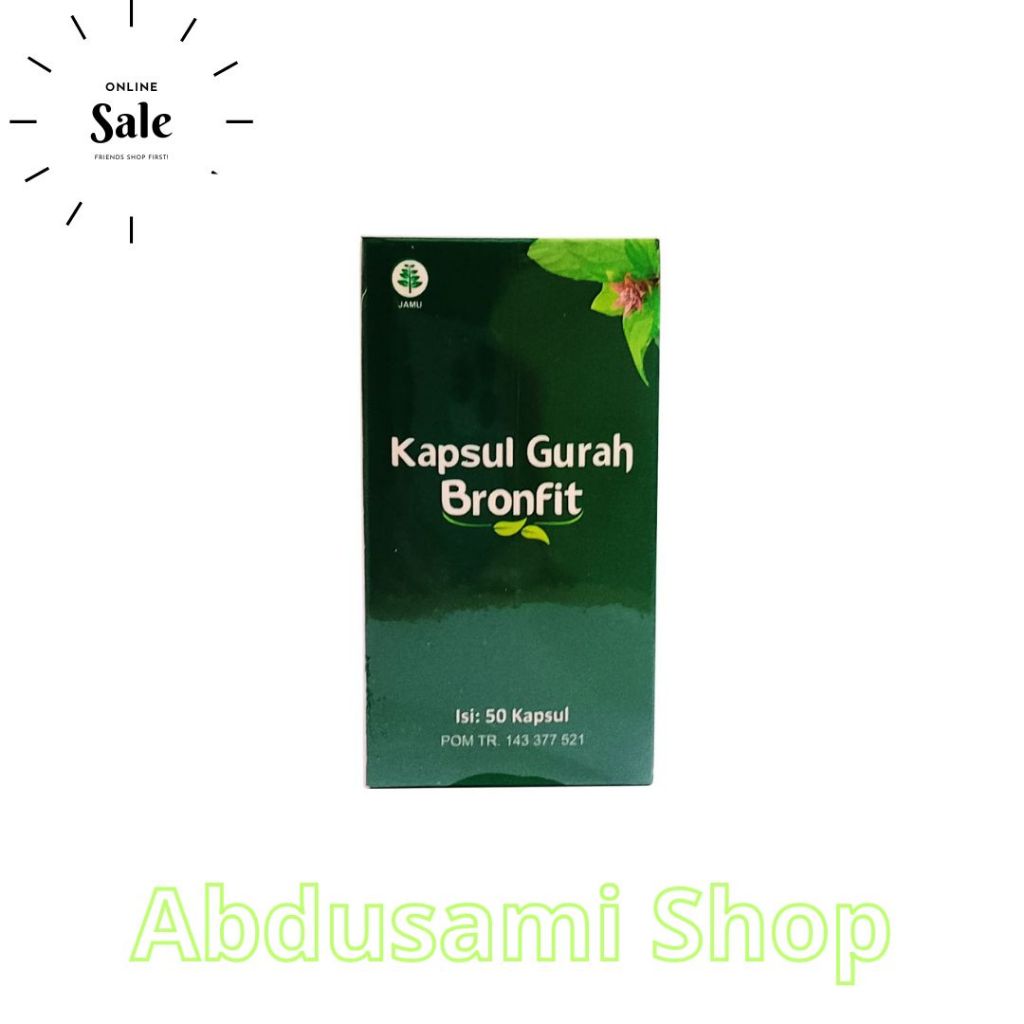 Kapsul Gurah Bronfit Naturafit Asli 50 Kapsul Original
