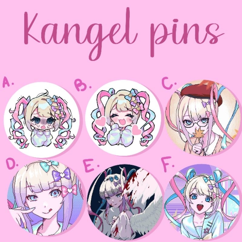 Cute Kangel pins