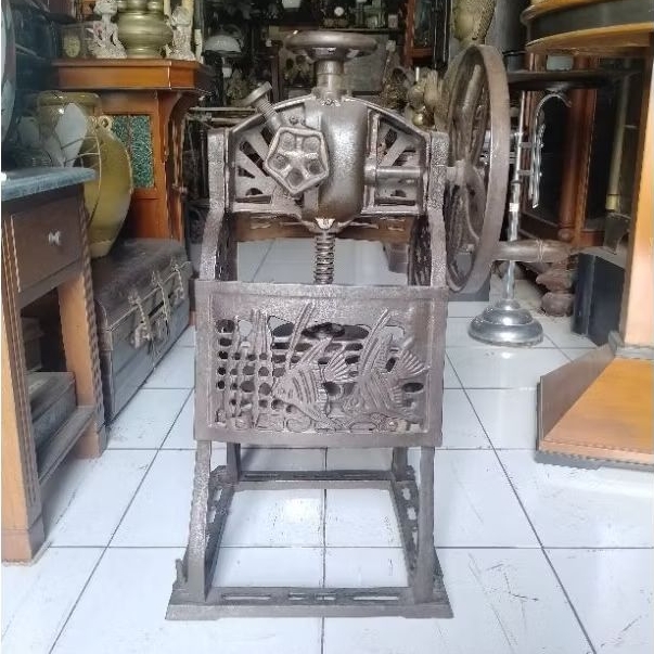 Alat Serut Es Batu Besi Swan Taiwan Lawas Jadul Tua
