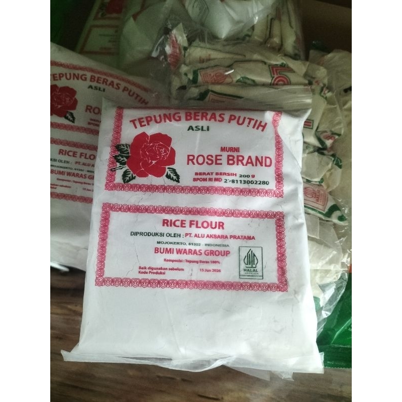 

tepung beras rosebrand 200gr