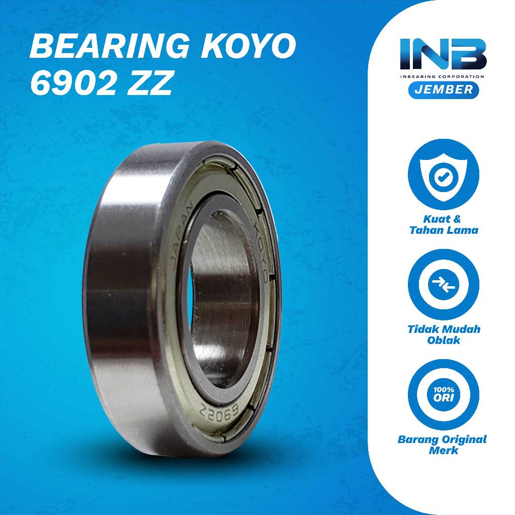 Laker Bearing 6902 ZZ KOYO Bearing Pully Beat Pcx Noken As Supra X 125 Original KOYO INB JEMBER