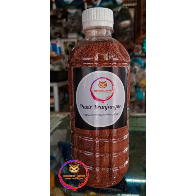 Pureblies_ Media Pasir Branjangan Kipu Branjangan Noviana Novu Kemasan Botol Pasir Mandi Burung