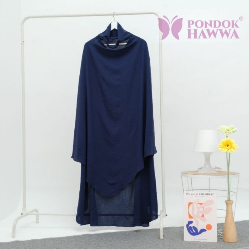 French Khimar Crinkle Premium