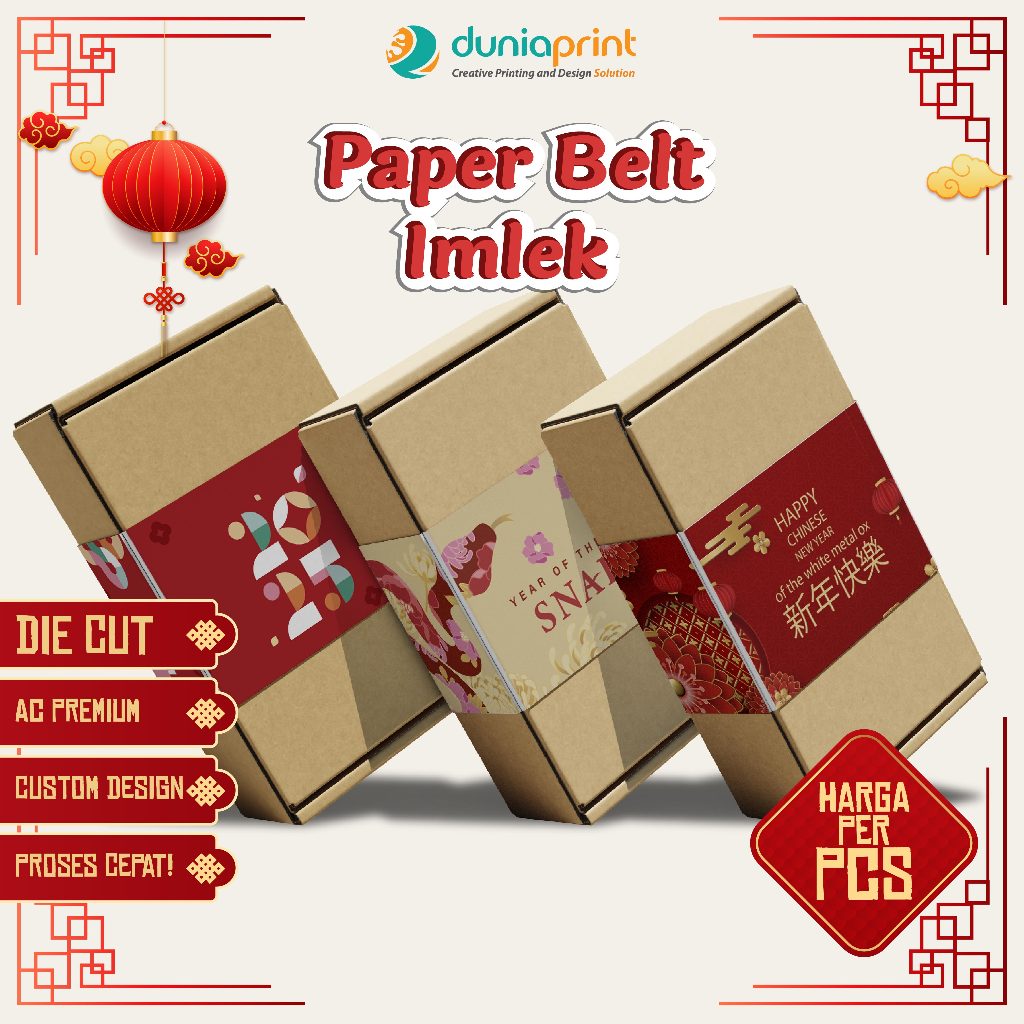 

Cetak Paper Belt | Paper Belt Tahun Baru Imlek 2025 | Cetak Paper Belt Custom | Paper Belt Custom | Paper Belt Ulang Tahun | Dunia Print