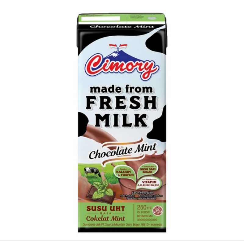 

Cimory Susu UHT Choco Mint Kotak 250 ml