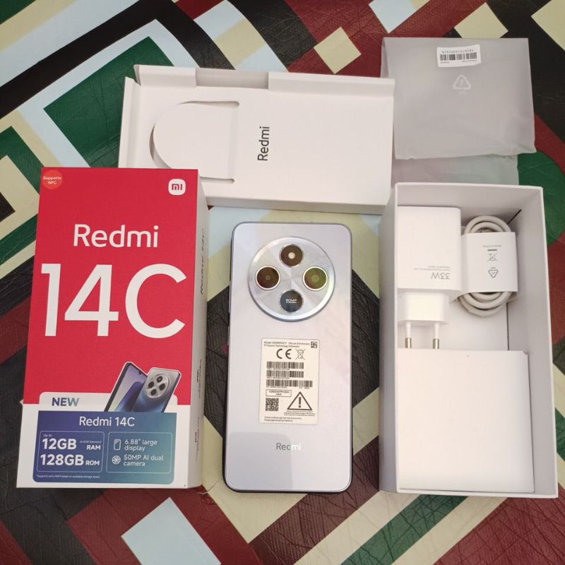 XIAOMI REDMI 14C 6/128 SECOND FULLSET ORI