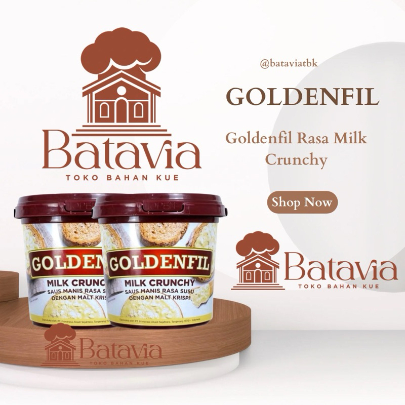 

Goldenfil Rasa Milk Crunchy Saus Manis Dengan Malt Krispi 1kg | Milk Crunchy