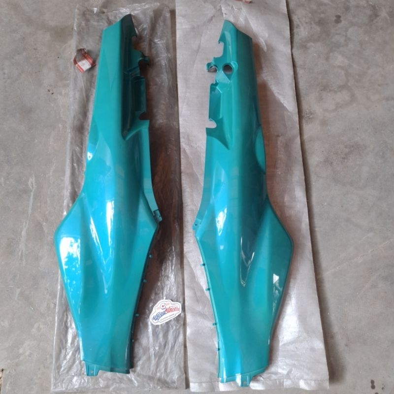 Cover body bodi belakang shogun R 110  hijau tosca