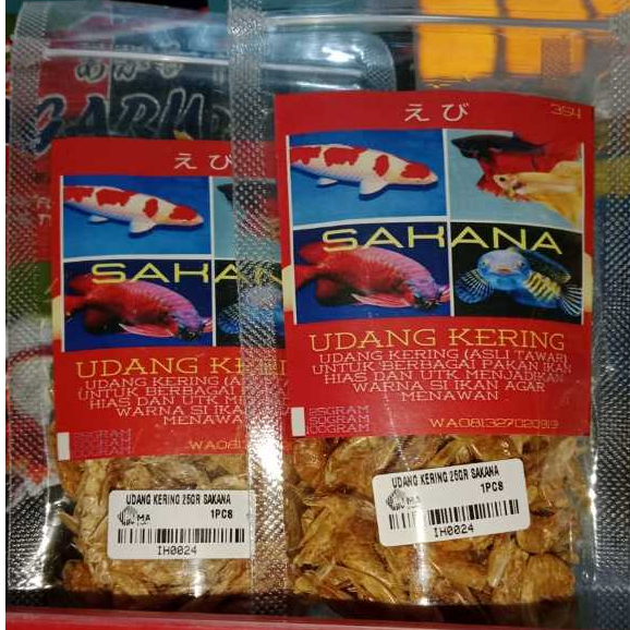 UDANG KERING PAKAN IKAN HIAS PAKAN HIAS ARWANA PREDATOR PREMIUM