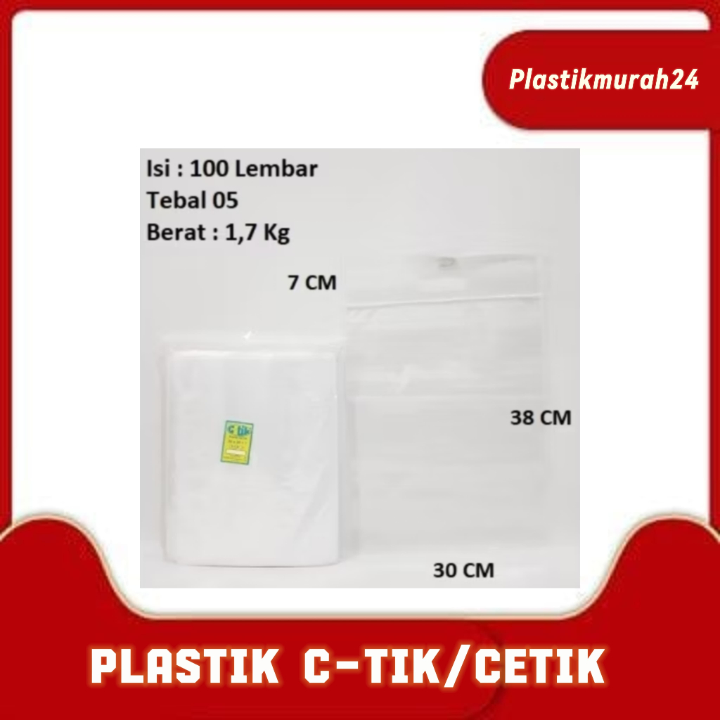 Ctik / C-tik / Cetik / Plastik klip c-tik 25x35 / plastik klip jumbok / plastik klip 25x35 /