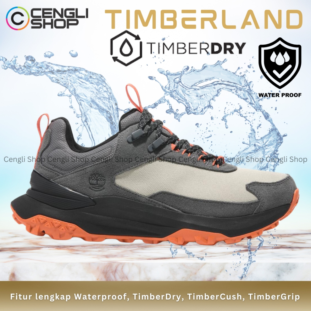 SEPATU TIMBERLAND PRIA ORIGINAL SNEAKER CASUAL KULIT ASLI TERBARU TM42