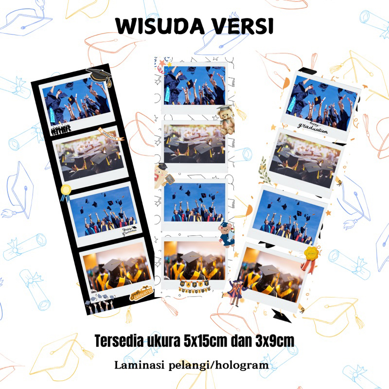 Cetak Photostrip Photostrip wisuda Photostrip Murah