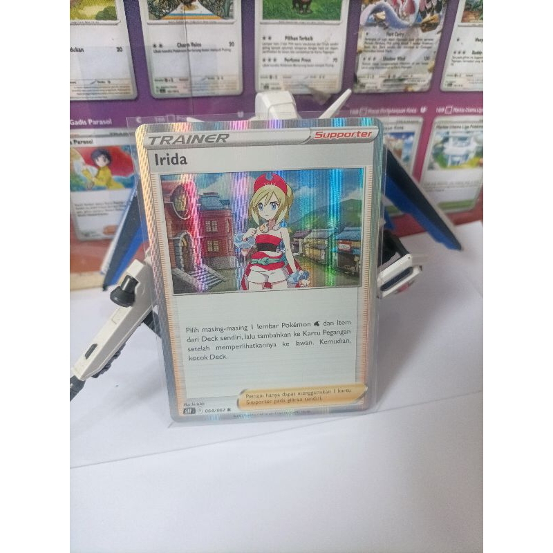 Irida 064/067 R - Supporter - Hologram Foil - Pokemon TCG Indonesia