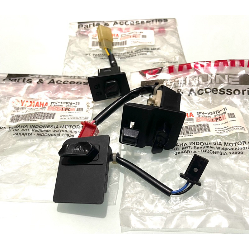 Holder Saklar Set Kiri&Kanan Yamaha Jupiter MX KING 2PV (2PV-H3975-10 | 2PV-H3975-10 | 2PV-H3976-00 