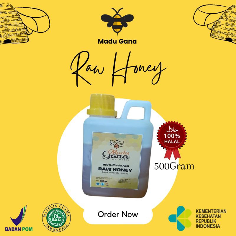 

Madu Gana Raw Honey 500gram