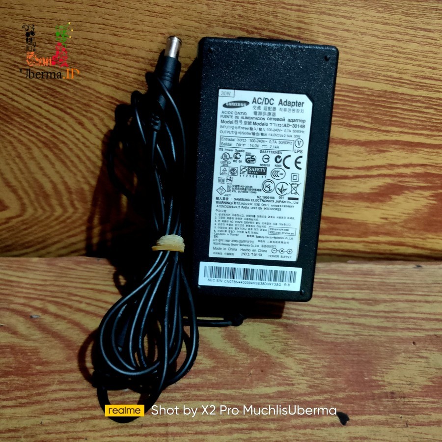 adaptor samsung ad-3014b 14v 2.14a