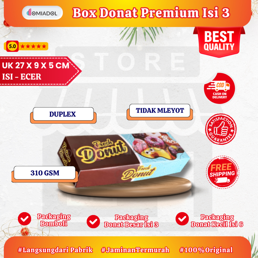 

Ecer - Box Dus Donat Premium Isi 3