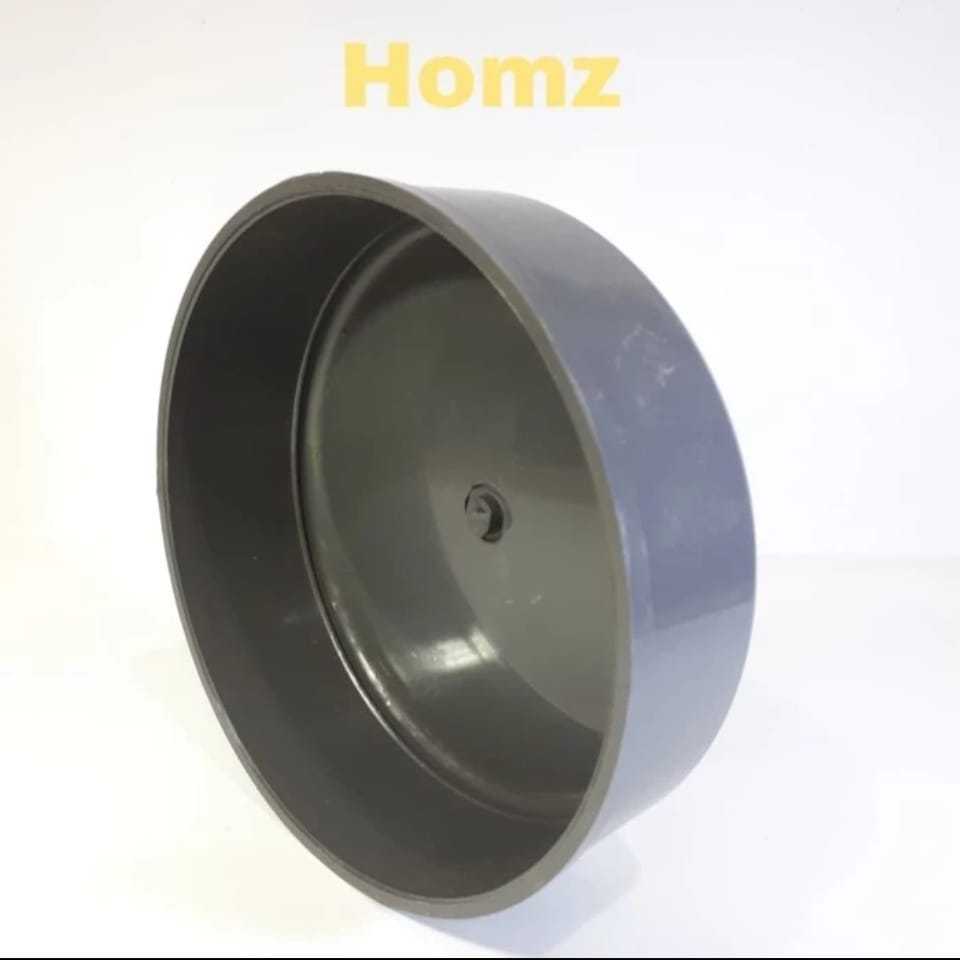 Dop 6" inch D Soket / Cap 6 in PVC /Tutup Pipa 6 inchi Polos Tanpa Drat