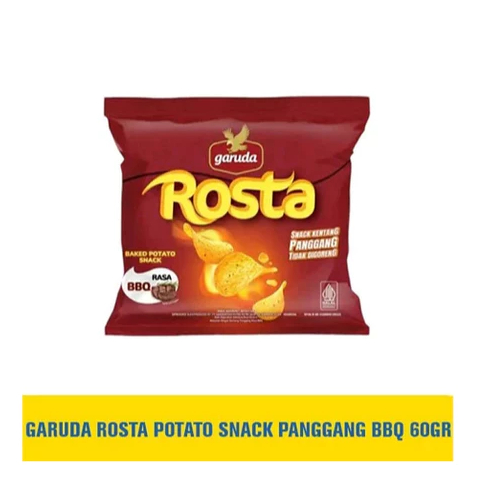 

GARUDA ROSTA Keripik Kentang Panggang Rasa BBQ 60gr