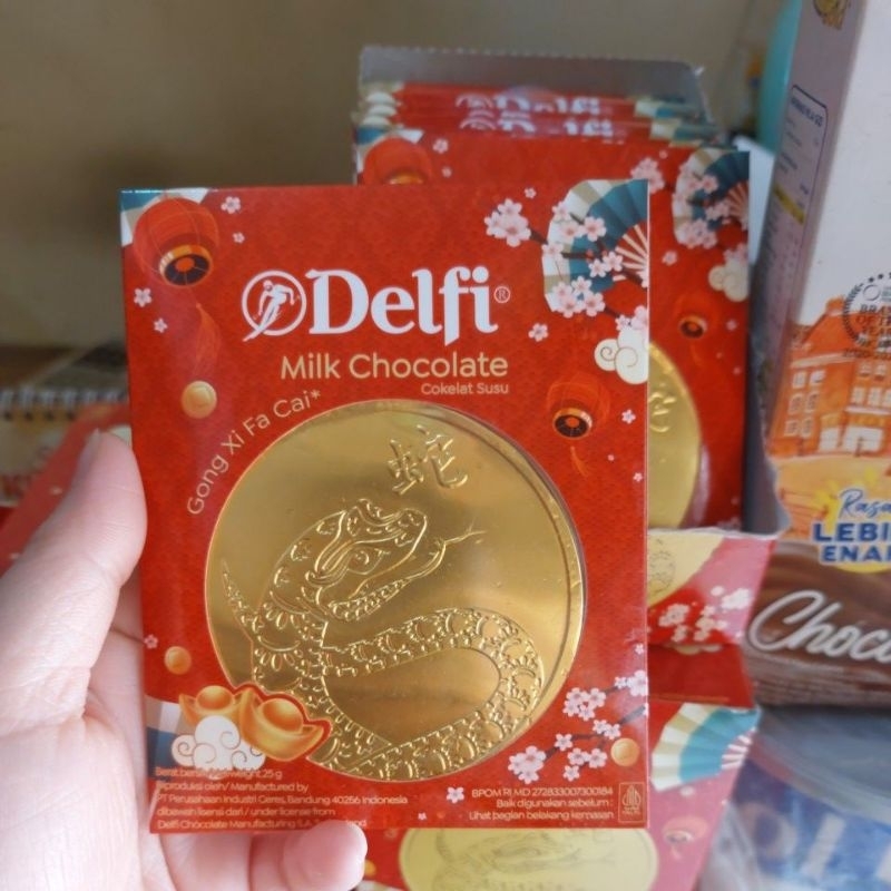 

Delfi Milk Chocolate Coin Ular harga 1 pcs