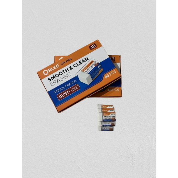 

Penghapus Pensil / Eraser Putih Orlee Dust Free Smooth & Clean Kualitas Premium (1 pcs)