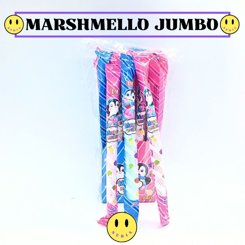 

DSM MARSHMELLO TAMBANG PINGUIN BOX/MARSHMELLO JUMBO ISI 30 PCS