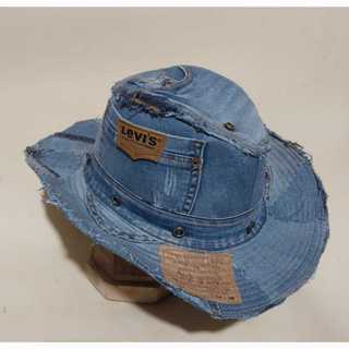 Buffalo Denim Cowboy Hat // Topi koboi Denim//Topi koboi// Topi Cowboy//Koboi Denim