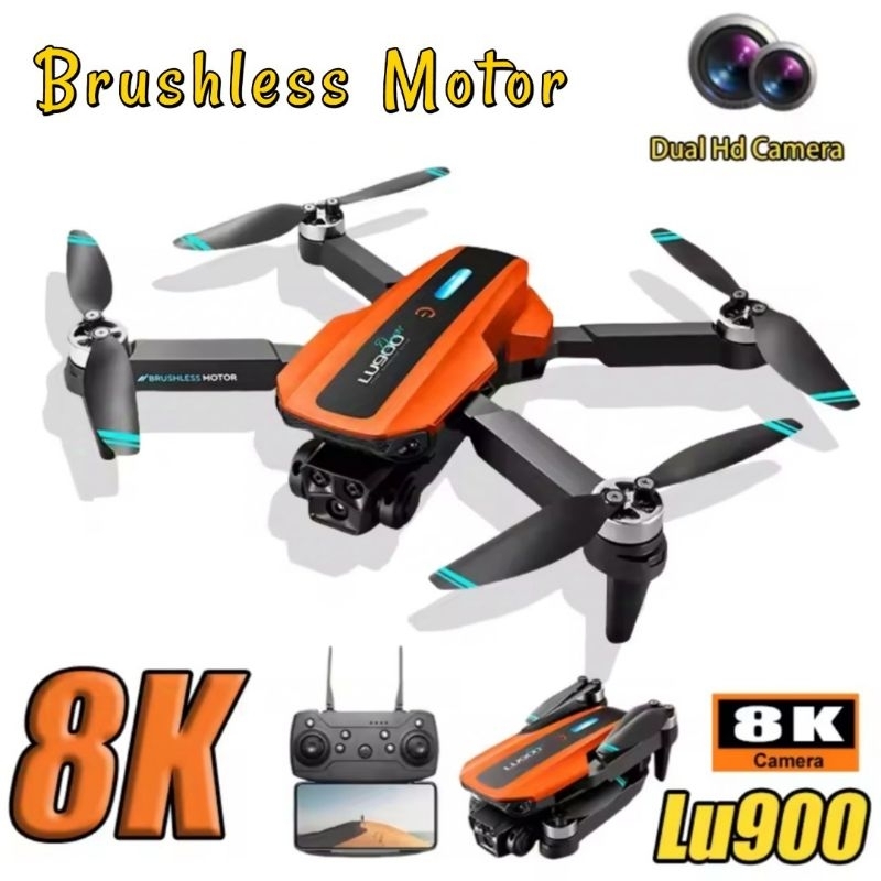 Drone LU900 Kamera 8K Wifi FPV Brushless Motor