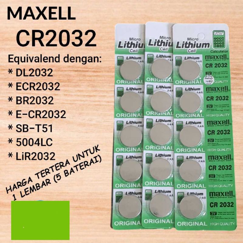 Baterai CR 2032 CR2032 Original 3volt