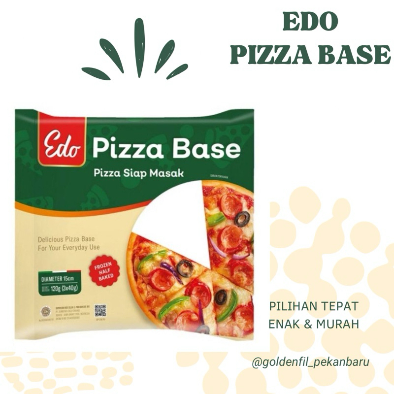 

Edo pizza base 120g isi 3