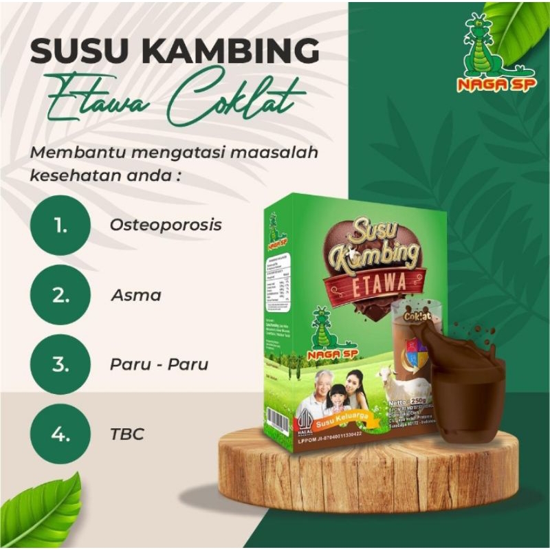 

Naga SP Susu Kombing Etwa Coklat/250g