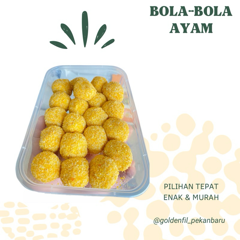 

Bola bola ayam isi 20