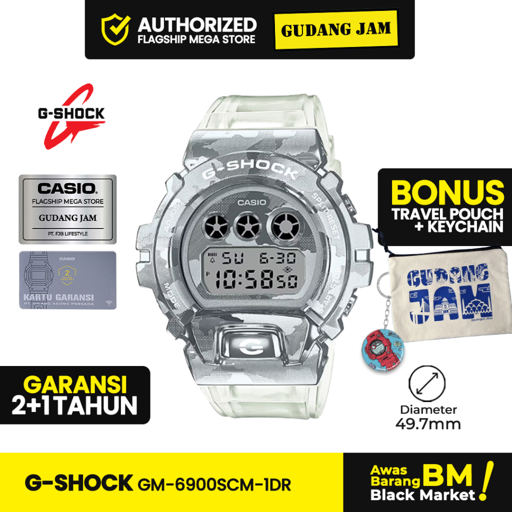 Jam Tangan G-Shock GM-6900SCM-1DR GM-6900SCM GM-6900 GM6900SCM GM 6900SCM
