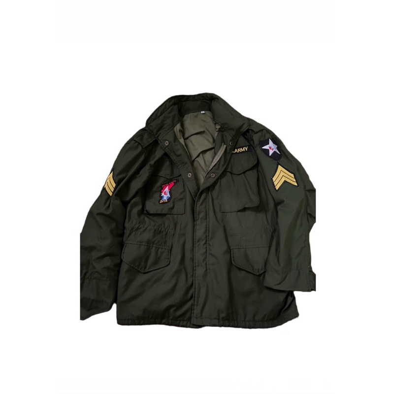 Jaket Us Army M65 John Lenon style made in inggris (hijau army)